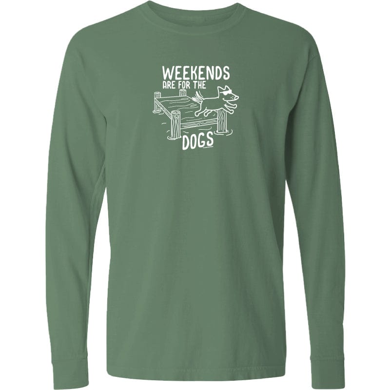 Weekends are for the Dogs  - Classic Long-Sleeve T-Shirt