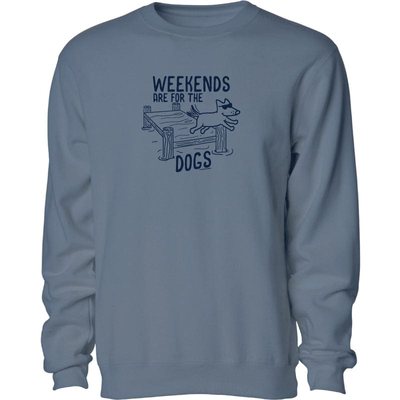 Weekends are for the Dogs - Crewneck Sweatshirt