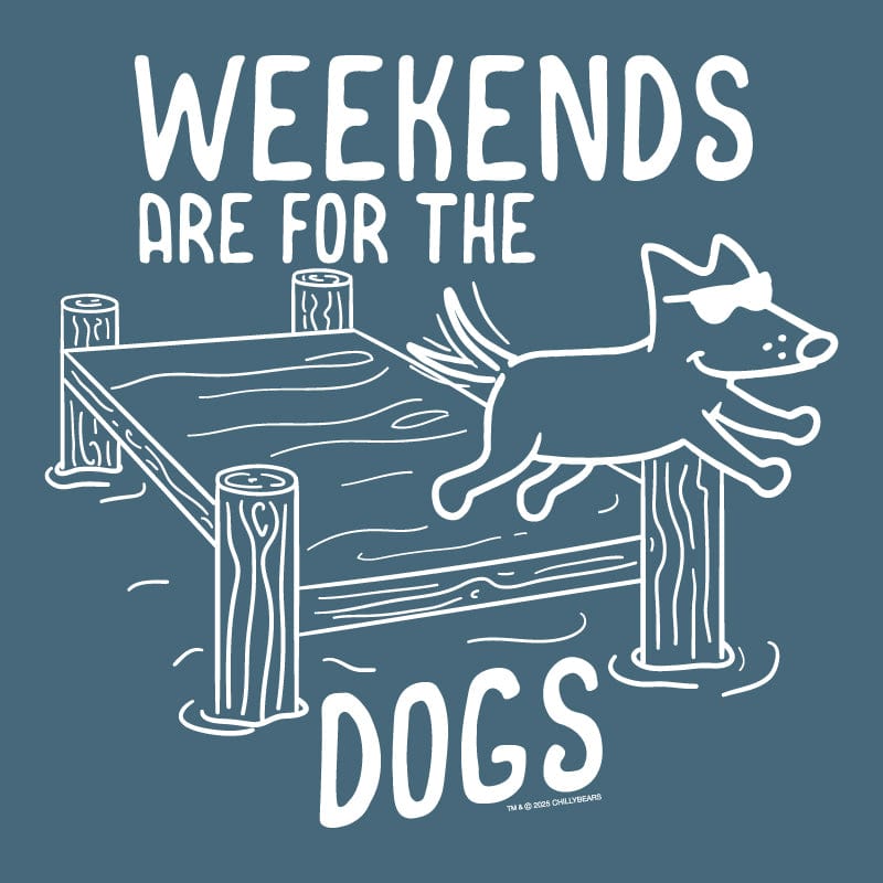 Weekends are for the Dogs - Lightweight Tee