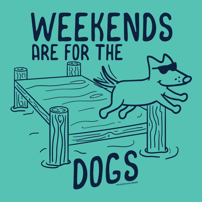 Weekends are for the Dogs - Lightweight Tee