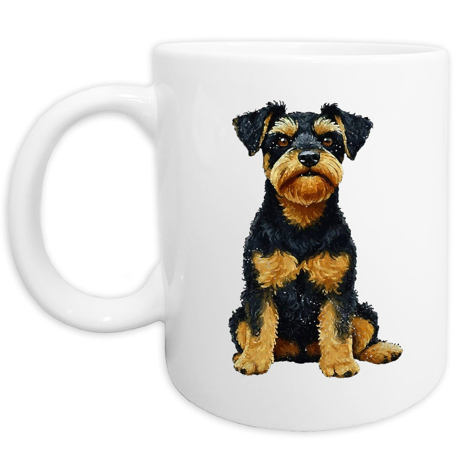 Welsh Terrier Watercolor - Ceramic Mug