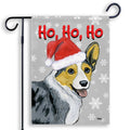 Cardigan Welsh Corgi  Ho Ho Ho Holidays Garden Flag