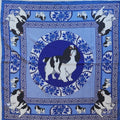 English Toy Spaniel Silk Scarf