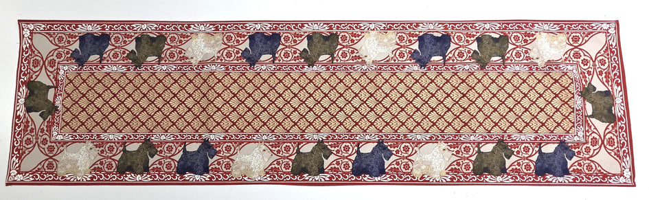 Scottish Terrier Table Runner