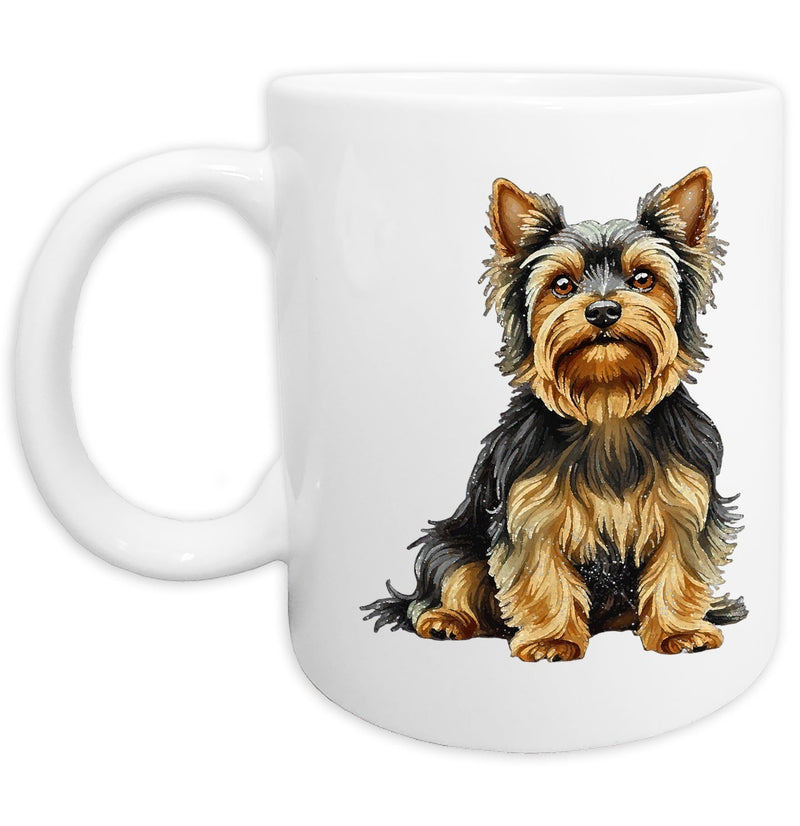 Yorkshire Terrier Watercolor - Ceramic Mug