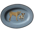 Hand-Painted Personalized Ceramic Oval Platter