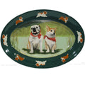 Hand-Painted Personalized Ceramic Oval Platter