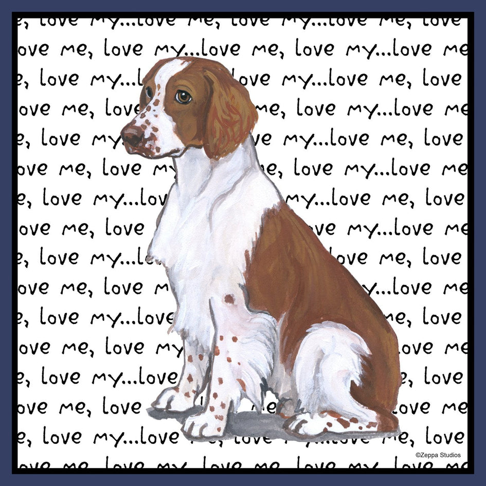 Welsh Springer Spaniel Love Text - Adult Unisex Hoodie Sweatshirt