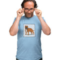 Red Staffordshire Bull Terrier Love Text - Adult Unisex T-Shirt