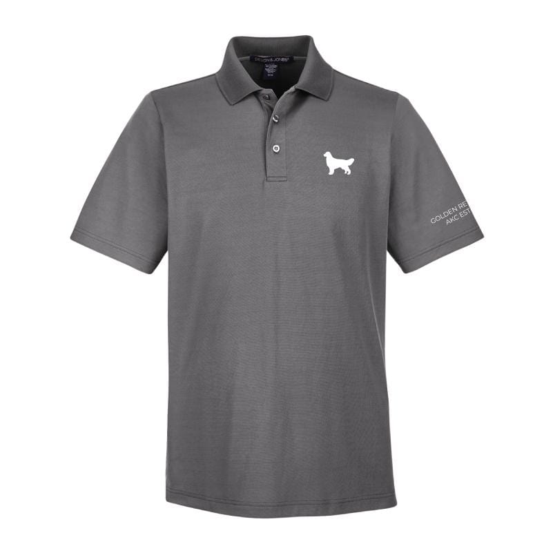 Golden Retriever Embroidered AKC Men's Polo