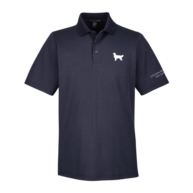 Golden Retriever Embroidered AKC Men's Polo