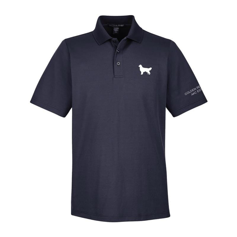 Golden Retriever Embroidered AKC Men's Polo