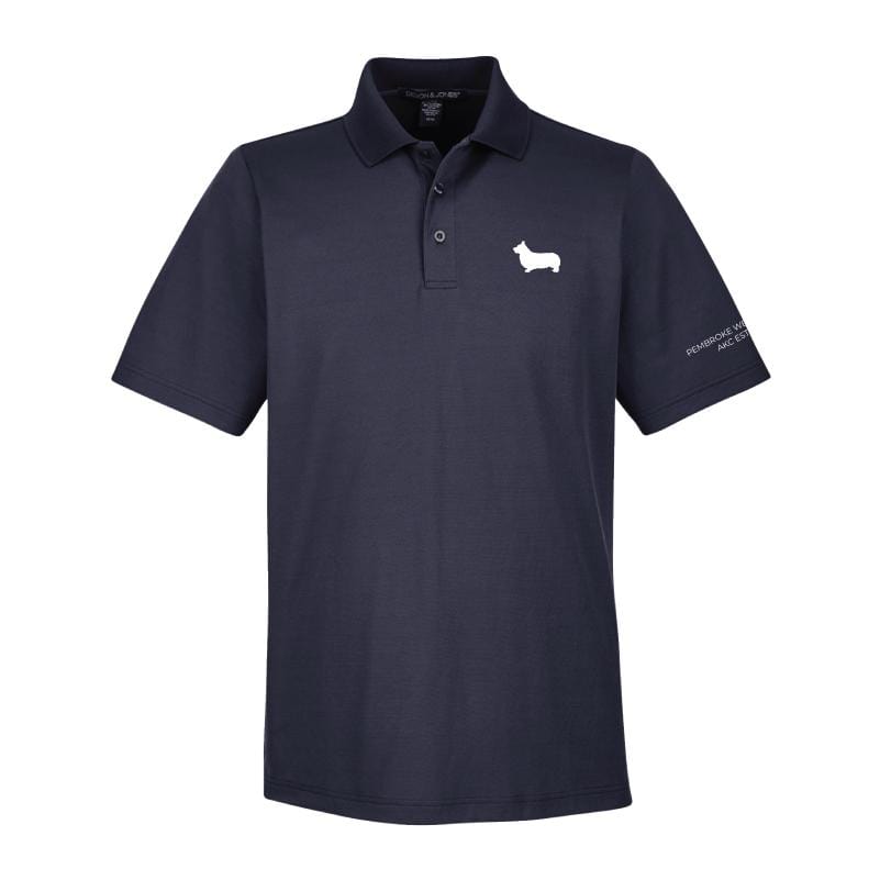 Pembroke Welsh Corgi Embroidered AKC Men's Polo