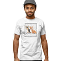 Two Corgi Love Text - Adult Unisex T-Shirt