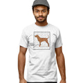 Redbone Coonhound Love Text - Adult Unisex T-Shirt