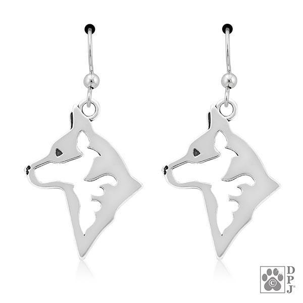 Australian Cattle Dog, Head, Earring