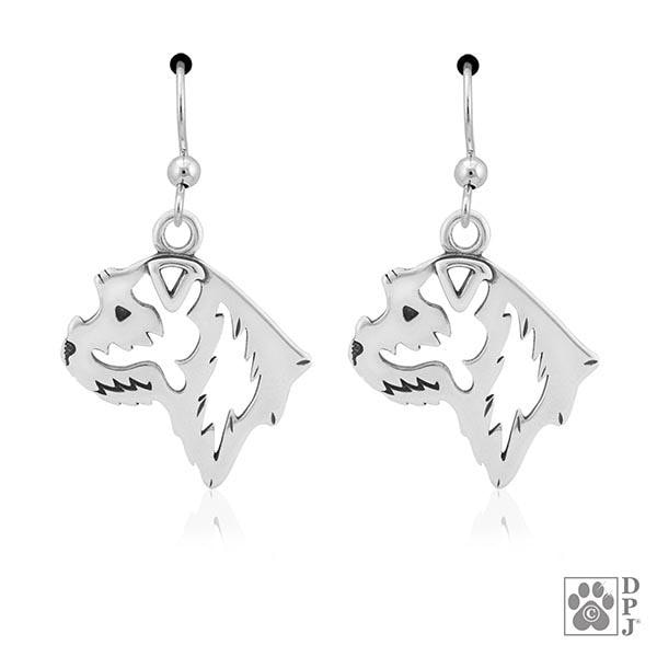Border Terrier, Head, Earring