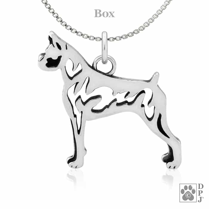 Boxer, Cropped Ears, Body, Pendant