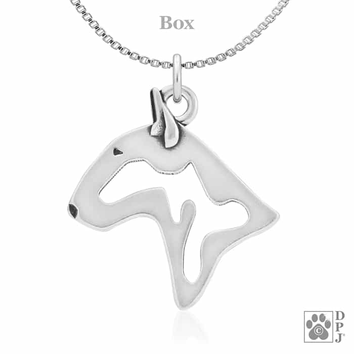 Bull Terrier, Head. Pendant