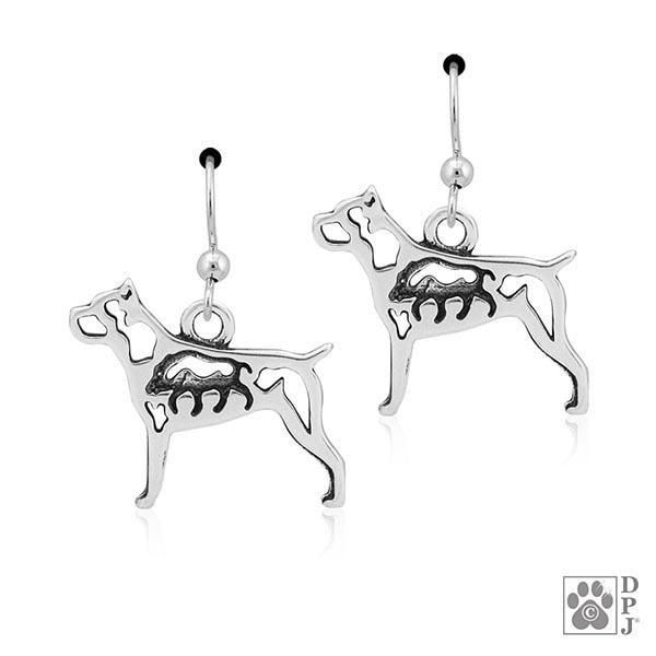 Cane Corso, w/Boar, Body, Earring