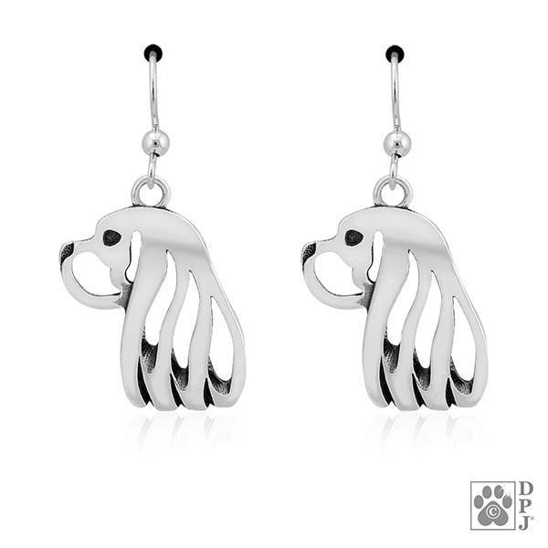 Cavalier King Charles Spaniel, Head, Earrings
