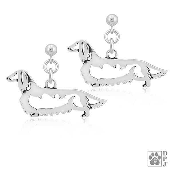 Dachshund Longhaired, Body, Earring