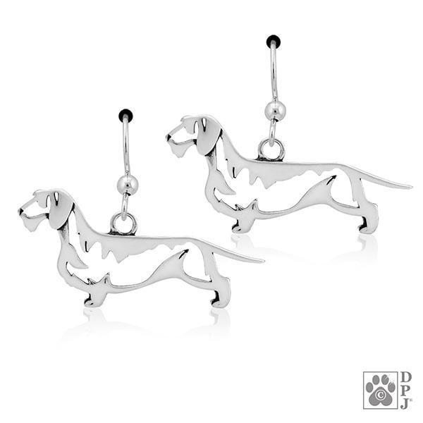 Dachshund Wirehaired, Body, Earring