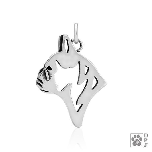 French Bulldog, Head,  Pendant