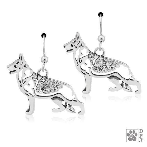 German Shepherd Dog, Body, Earring