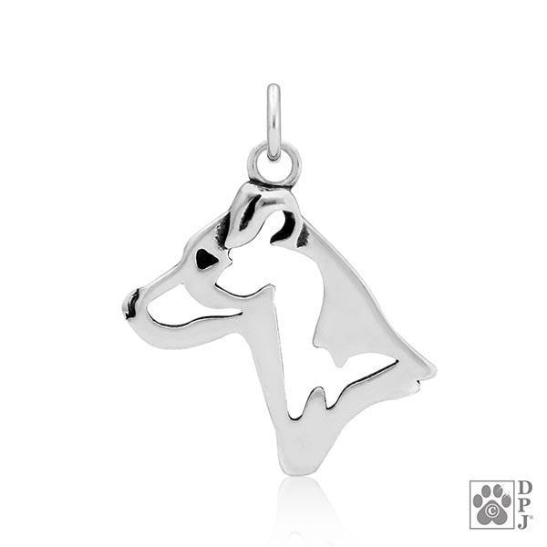Parson Russell Terrier, Smooth Coat, Head, Pendant