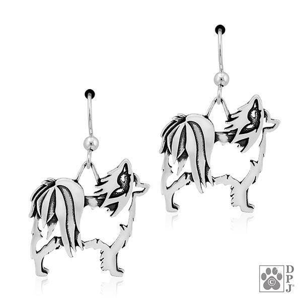 Papillon, w/Butterfly in ear, Body, Earring