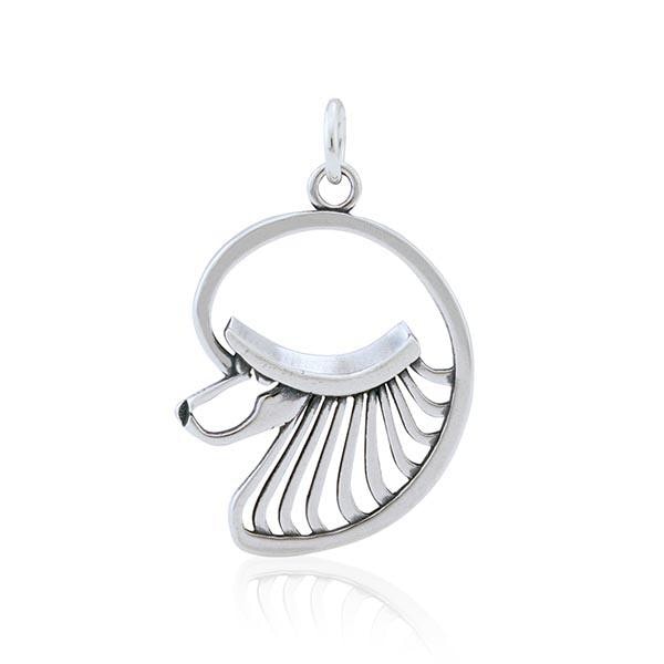 Poodle, Continental Cut, Head, Pendant