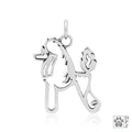 Poodle, Scandinavian Cut, Body, Pendant