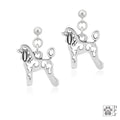 Poodle, Lamb Cut, Body, Earring