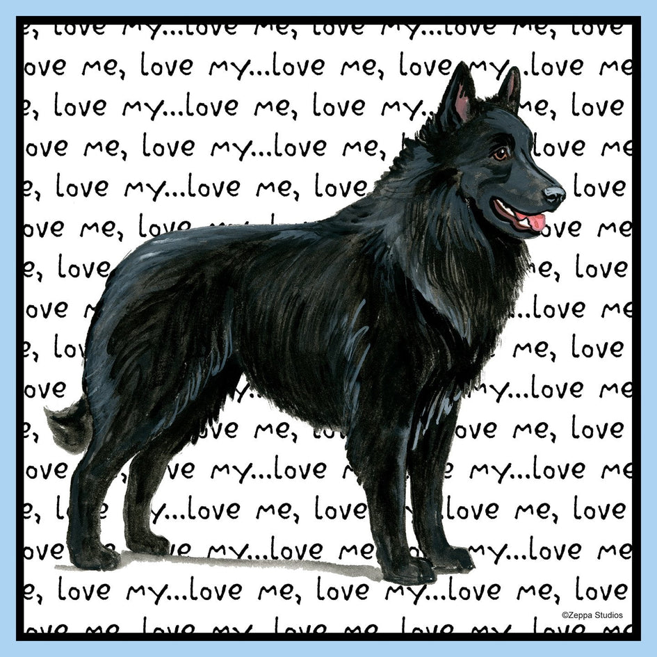 Belgian Shepherd Love Text - Adult Unisex T-Shirt