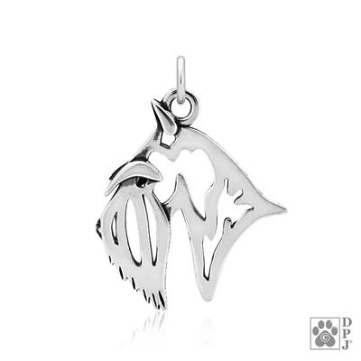 Scottish Terrier, Head, Pendant