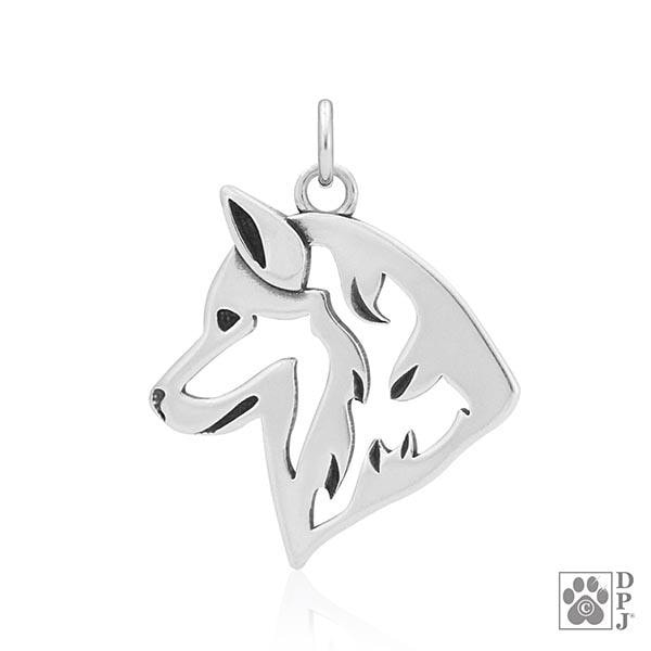 Siberian Husky, Head, Pendant