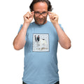 Black & White French Bulldog Love Text - Adult Unisex T-Shirt