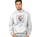Bulldog Love Text - Adult Unisex Hoodie Sweatshirt