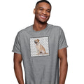 Yellow Labrador Retriever Love Text - Adult Unisex T-Shirt