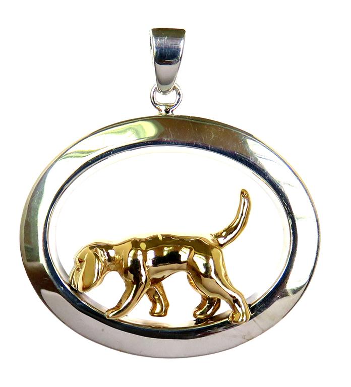 Beagle Sterling & 14k Gold Jewelry (Conformation & Tracking)