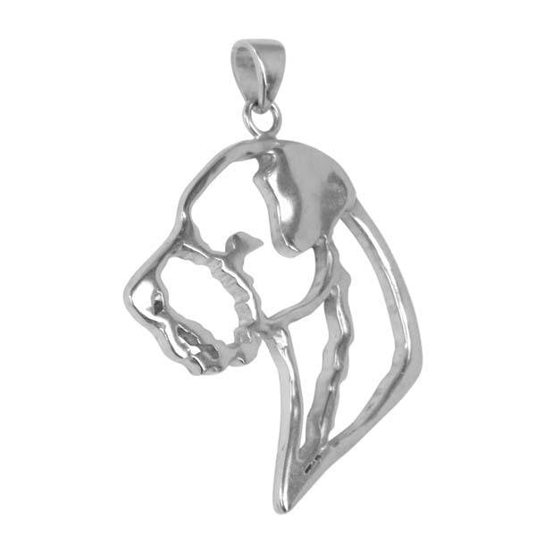 Border Terrier Sterling Silver Cut Out Pendants