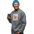 Corgi Love Text - Adult Unisex Crewneck Sweatshirt