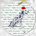 Dalmatian "Happy Howlidays" Ornament