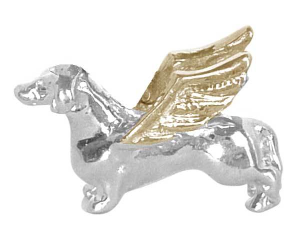 Dachshund, Smooth, Angel Charm