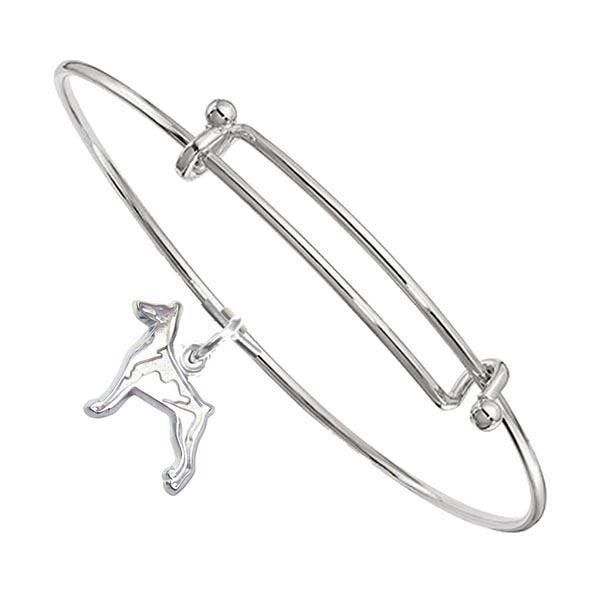 Doberman Pinscher Bangle Bracelet