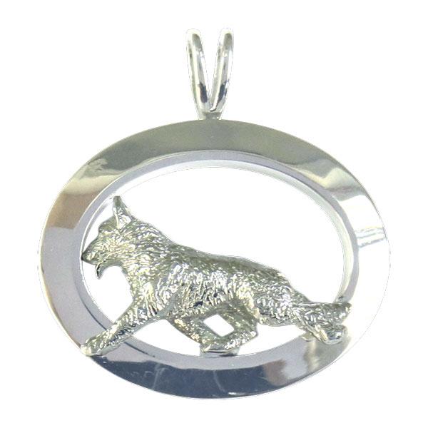 German Shepherd Dog Oval Jewelry