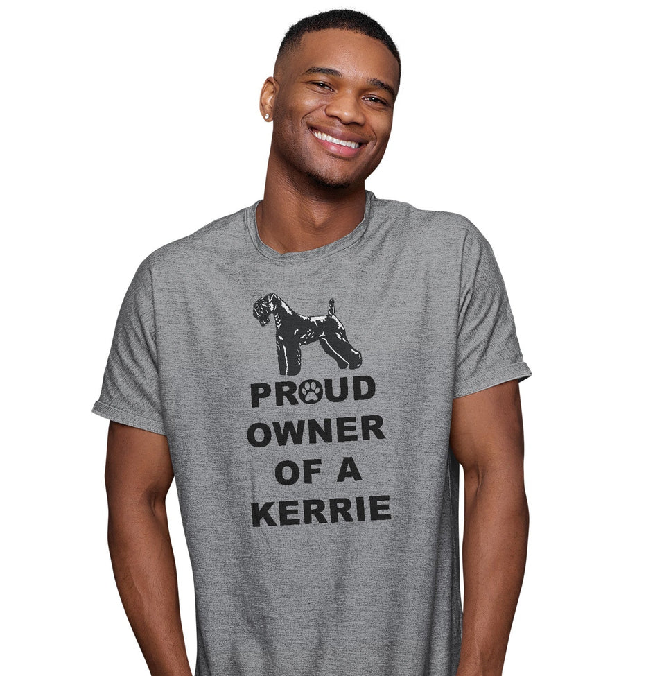 Kerry Blue Terrier Proud Owner - Adult Unisex T-Shirt