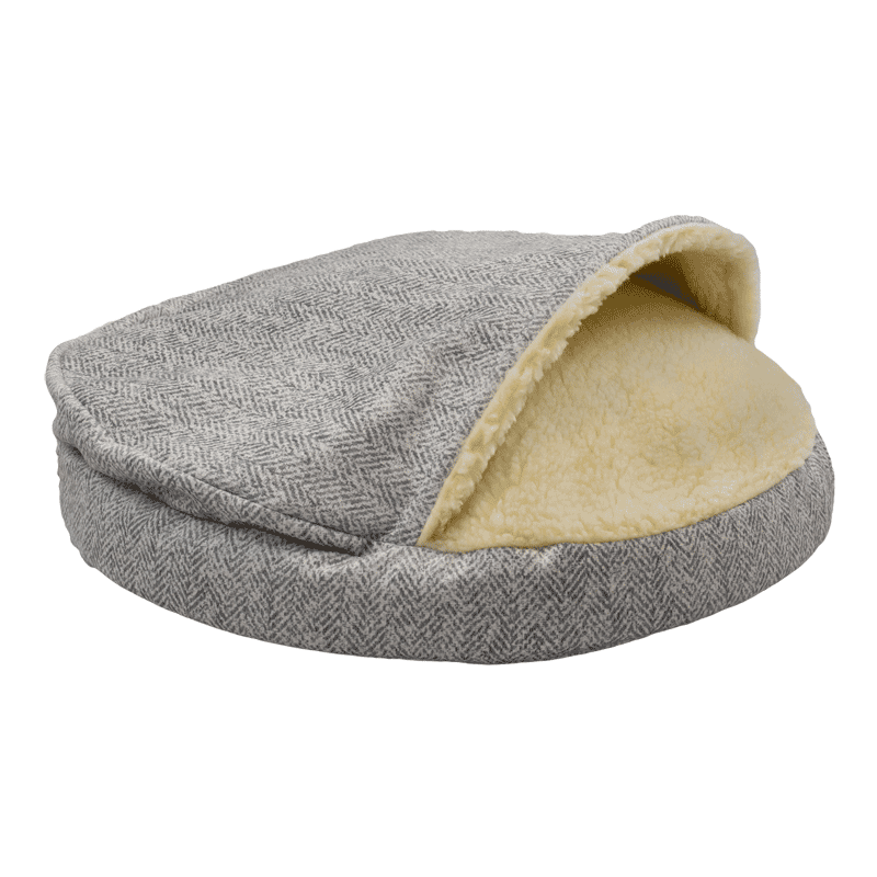 Orthopedic Cozy Cave® Dog Bed In Show Dog Fabric