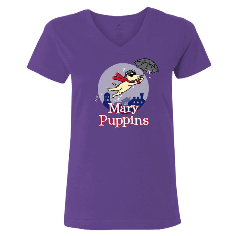 Mary Puppins - Ladies T-Shirt V-Neck